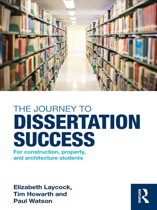 Upplýsingar um The Journey to Dissertation Success eftir Elizabeth Laycock - Biðlisti